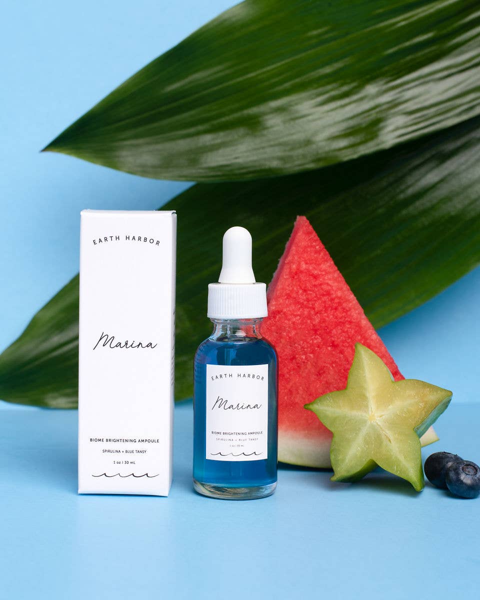 Earth Harbor Naturals - MARINA Biome Brightening Concentrate: Spirulina + Blue Tansy