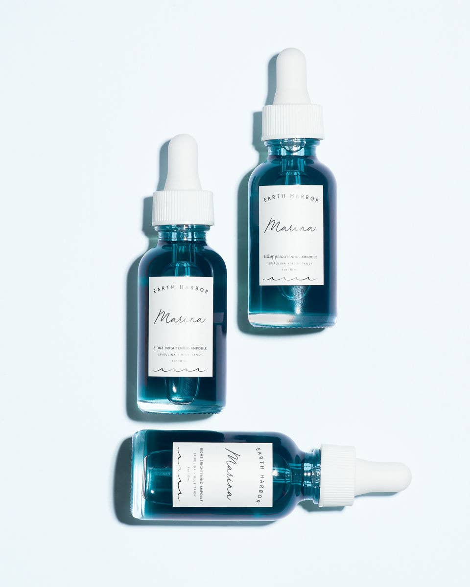 Earth Harbor Naturals - MARINA Biome Brightening Concentrate: Spirulina + Blue Tansy