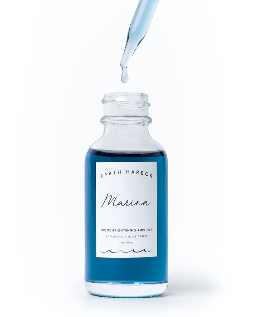 Earth Harbor Naturals - MARINA Biome Brightening Concentrate: Spirulina + Blue Tansy