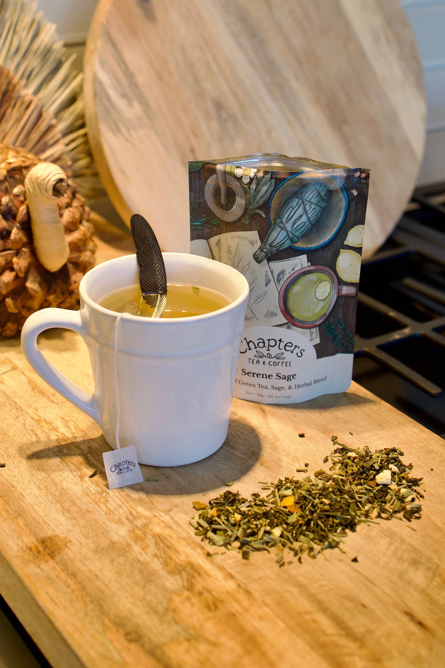 Serene Sage: Calming Green Tea, 1oz