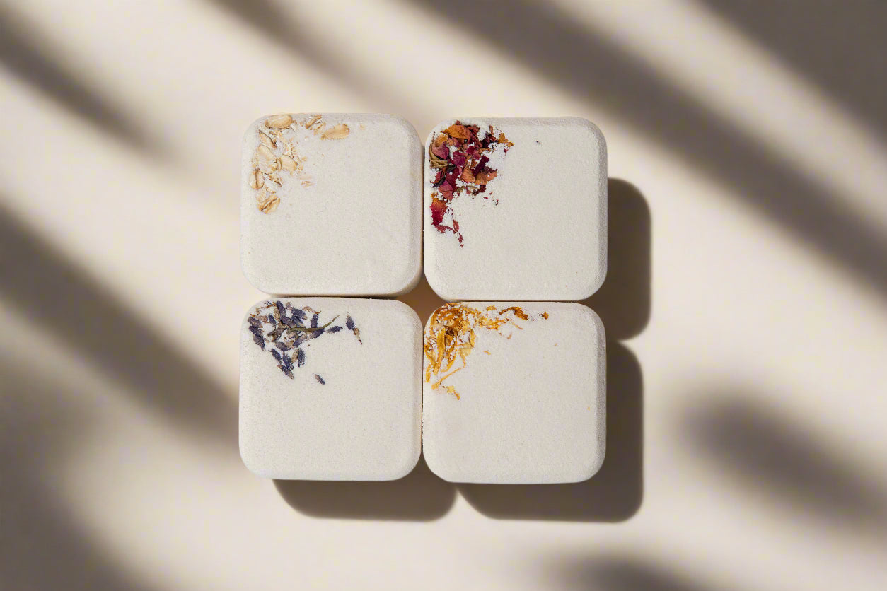 2oz handmade botanical bath bomb. Biodegradable wrap, rich oils, fizzy soak. Skin-softening, aromatic, and perfect for gifting or daily self-care rituals.