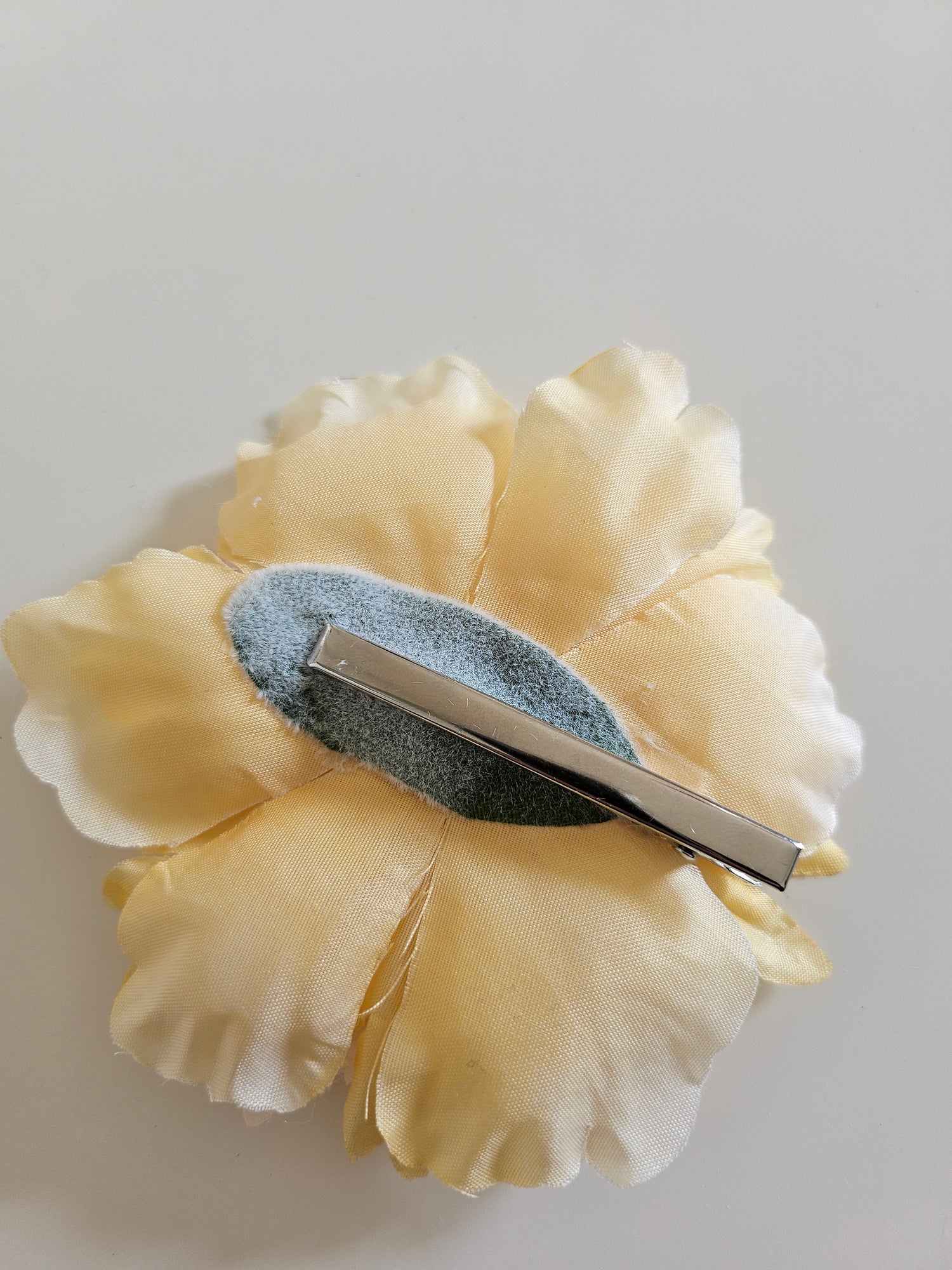 Handmade beaded flower clips for hair, bags, dresses and more. Colorful, fun, and one-of-a-kind—Spring Lemonade Foo Foo Flowers add flair anywhere you wear them!