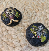 Discover KStonely’s Jeweled Insect and Creature Art on Faux Stone Bases, featuring stunning 3D beaded sculptures. Crafted with glass crystals, agate, pearls, and fine beads, each piece celebrates nature’s beauty. Perfect as decor or gifts for insect lovers, these unique stone and bead creations add charm to any space.