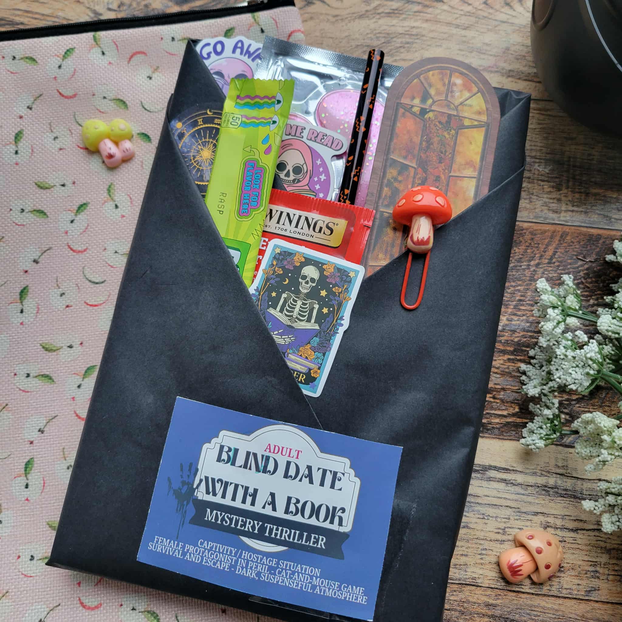 Discover a Blind Date With a Book—new mystery books wrapped with curated trinkets and surprises. Unique genres, handcrafted bundles, and perfect gift-ready magic.