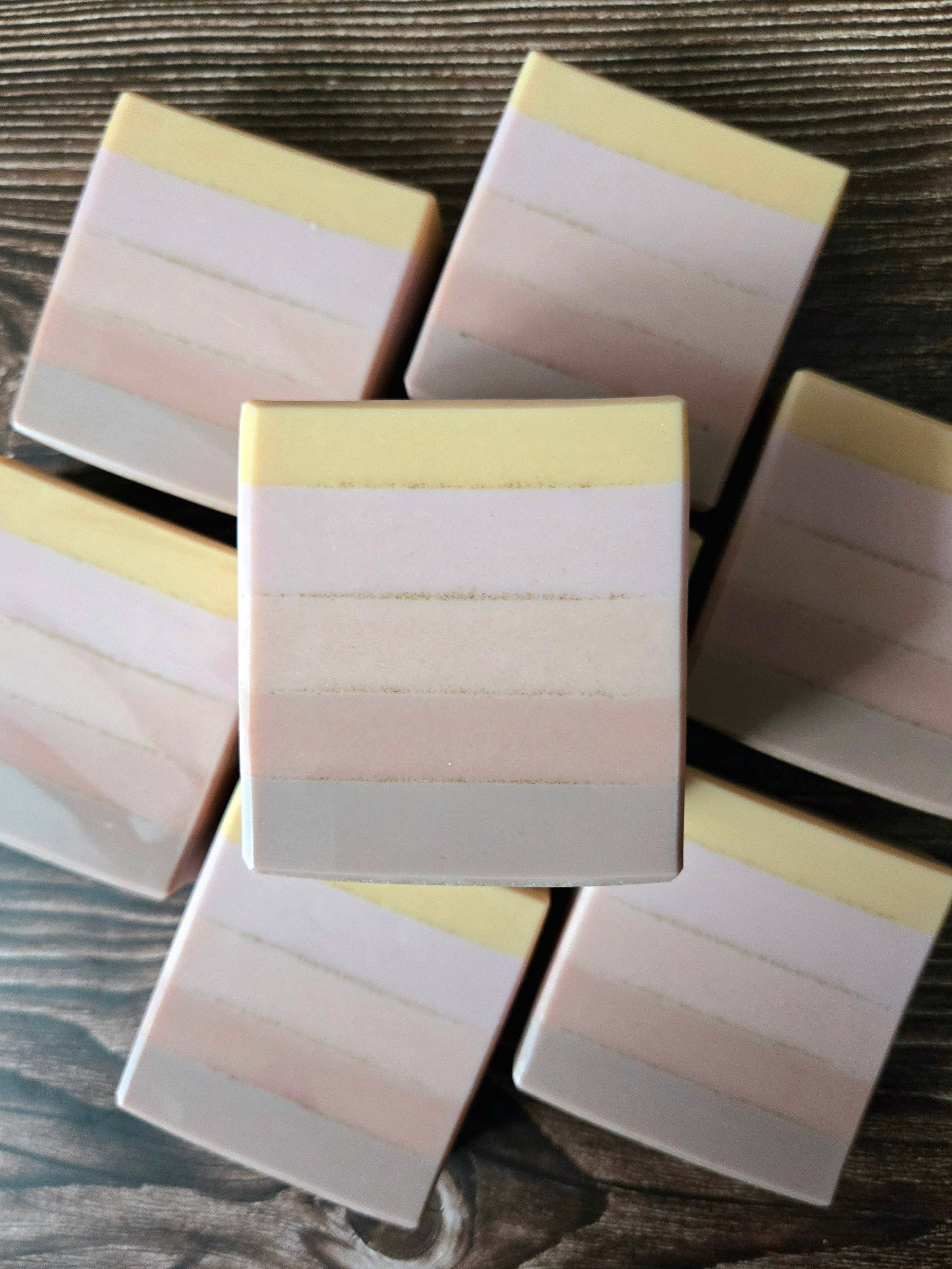 Coconut Dreams Soap—oatmeal & glycerin bar with coconut, vanilla, jasmine & sandalwood. Moisturizing, phthalate-free, and handcrafted for all skin types.