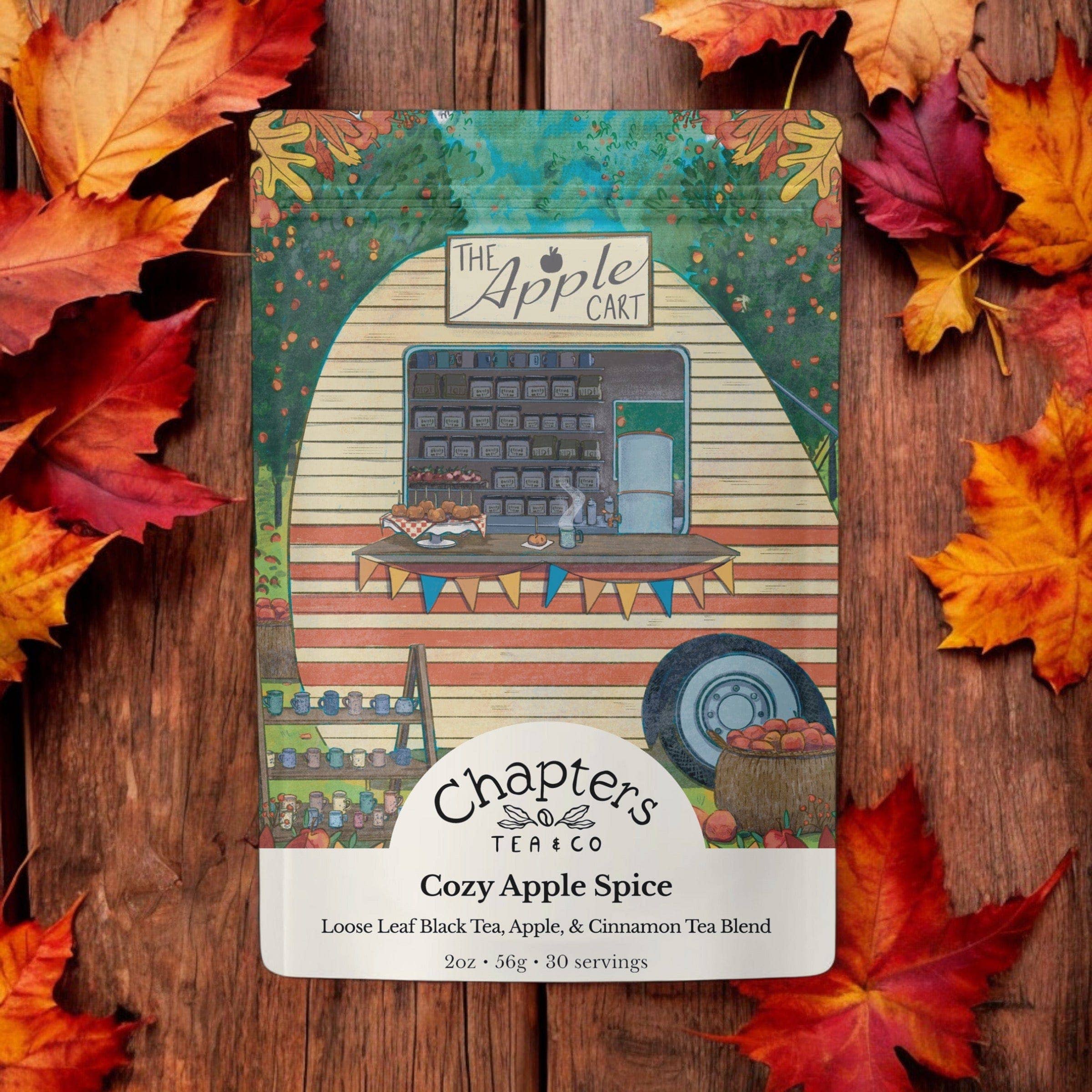 Savor the cozy flavors of fresh apples and warm cinnamon in this autumn-inspired black tea blend. Perfect for crisp fall days, it’s vegan, gluten-free, and GMO-free, with medium caffeine for a balanced boost. Enjoy 30-45 servings and pair it with a Fiddle Leaf Fig for the ultimate seasonal tea ritual!