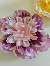 Handmade beaded flower clips for hair, bags, dresses and more. Colorful, fun, and one-of-a-kind—Spring Lemonade Foo Foo Flowers add flair anywhere you wear them!