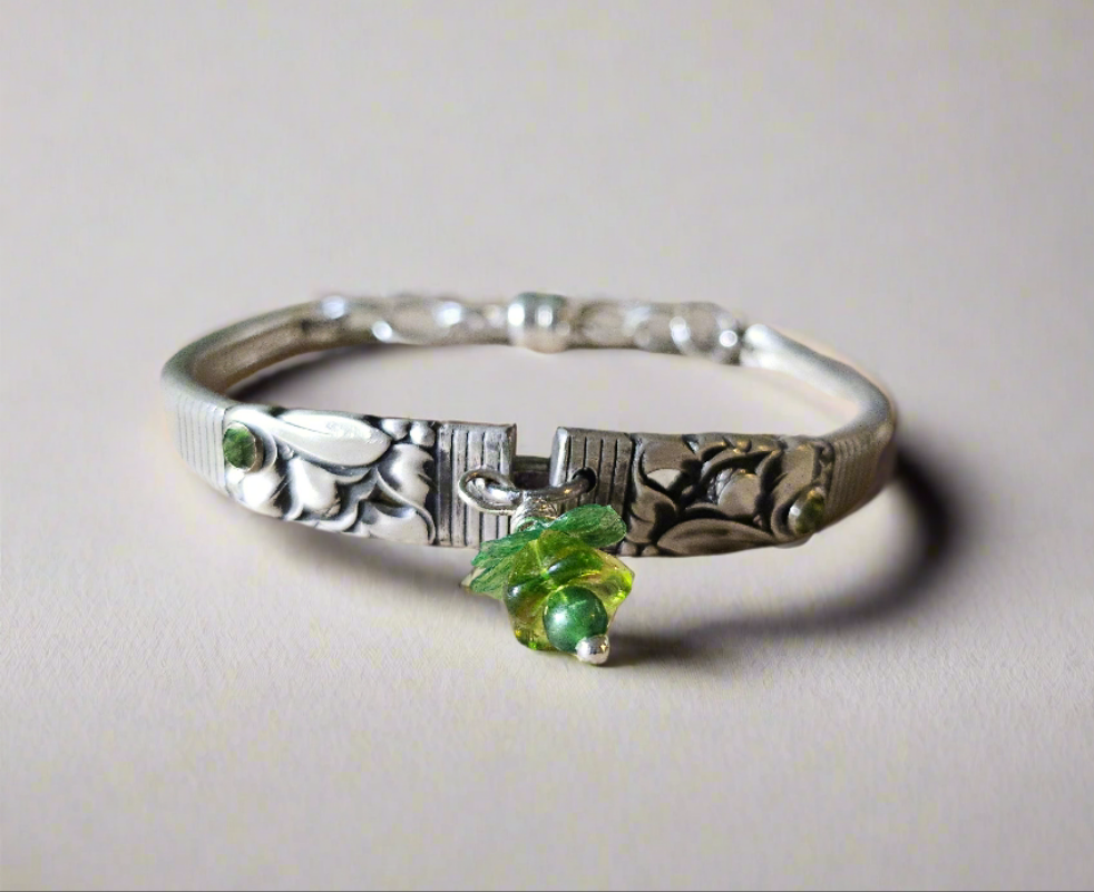 Salvaged Silver One-of-a-Kind Vintage Heritage Silverware Bracelet