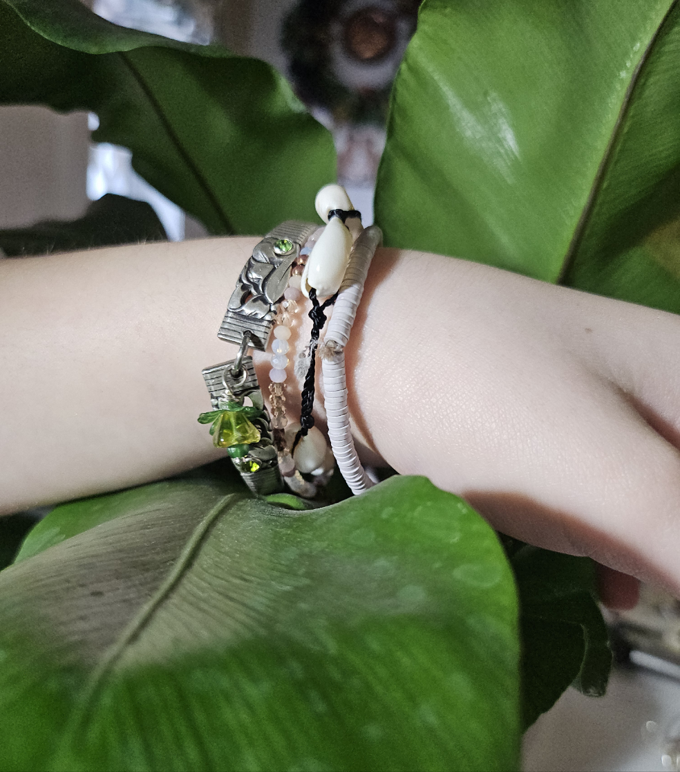 Salvaged Silver One-of-a-Kind Vintage Heritage Silverware Bracelet