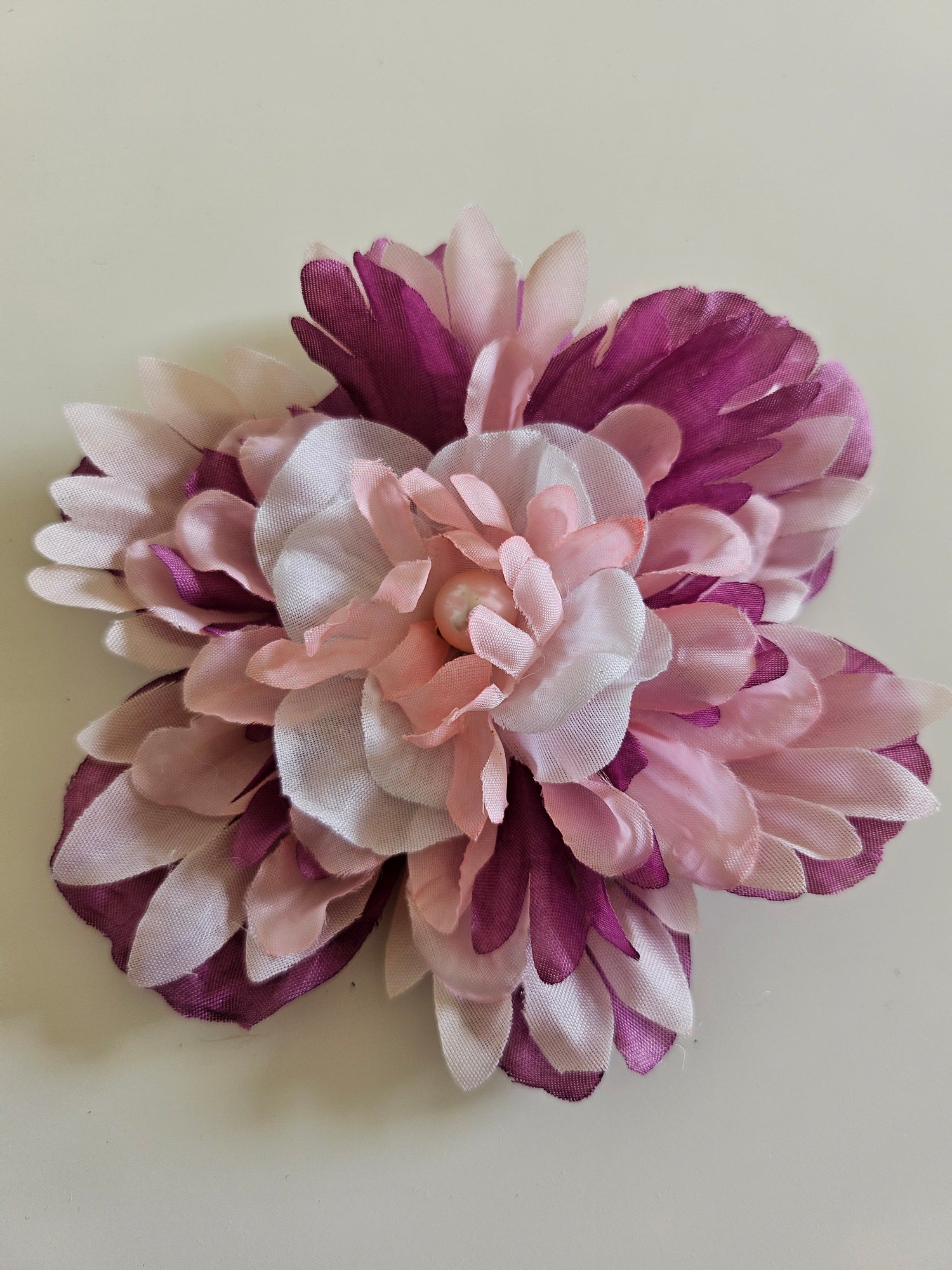 Handmade beaded flower clips for hair, bags, dresses and more. Colorful, fun, and one-of-a-kind—Spring Lemonade Foo Foo Flowers add flair anywhere you wear them!