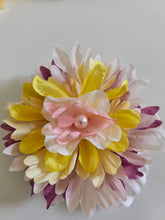 Handmade beaded flower clips for hair, bags, dresses and more. Colorful, fun, and one-of-a-kind—Spring Lemonade Foo Foo Flowers add flair anywhere you wear them!