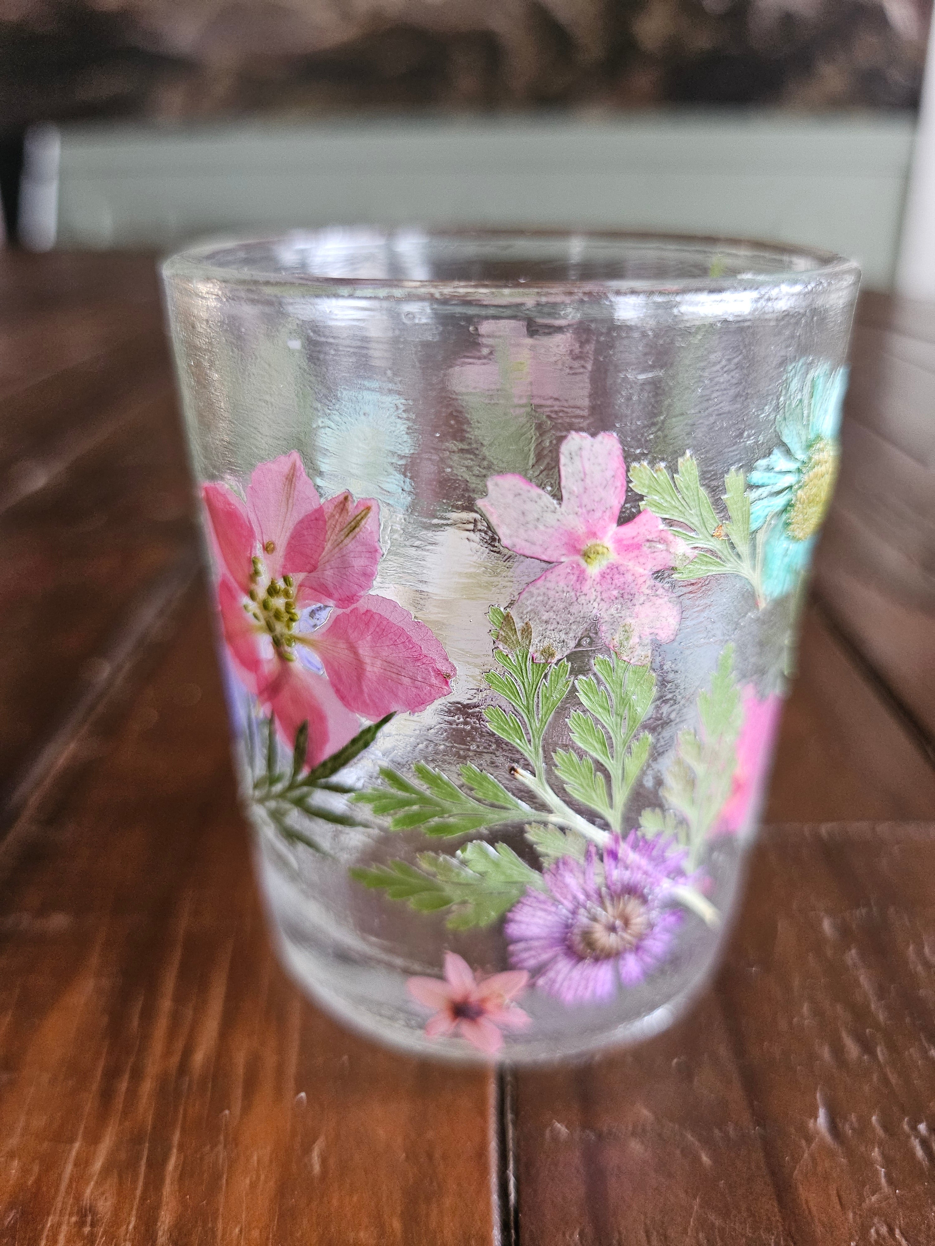 Fairy Tea Candles: Decorative Dried Flower Tea Candles and Votive Holders 2.5"x2" add elegance to any space. Perfect for tea parties, dinners, or meditation, they include Tea Light Candles with zen like scents. Stylish, low-maintenance, and ideal as gifts for any occasion.