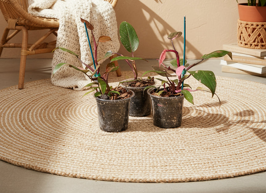 The Pink Princess Philodendron is a highly sought-after houseplant known for its stunning pink variegation.
