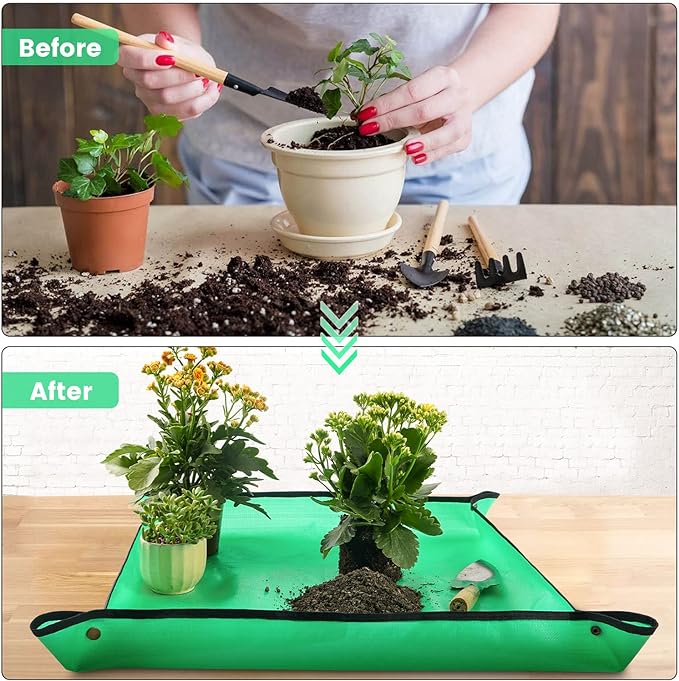 Waterproof Repotting Mat for Indoor Plant Transplanting