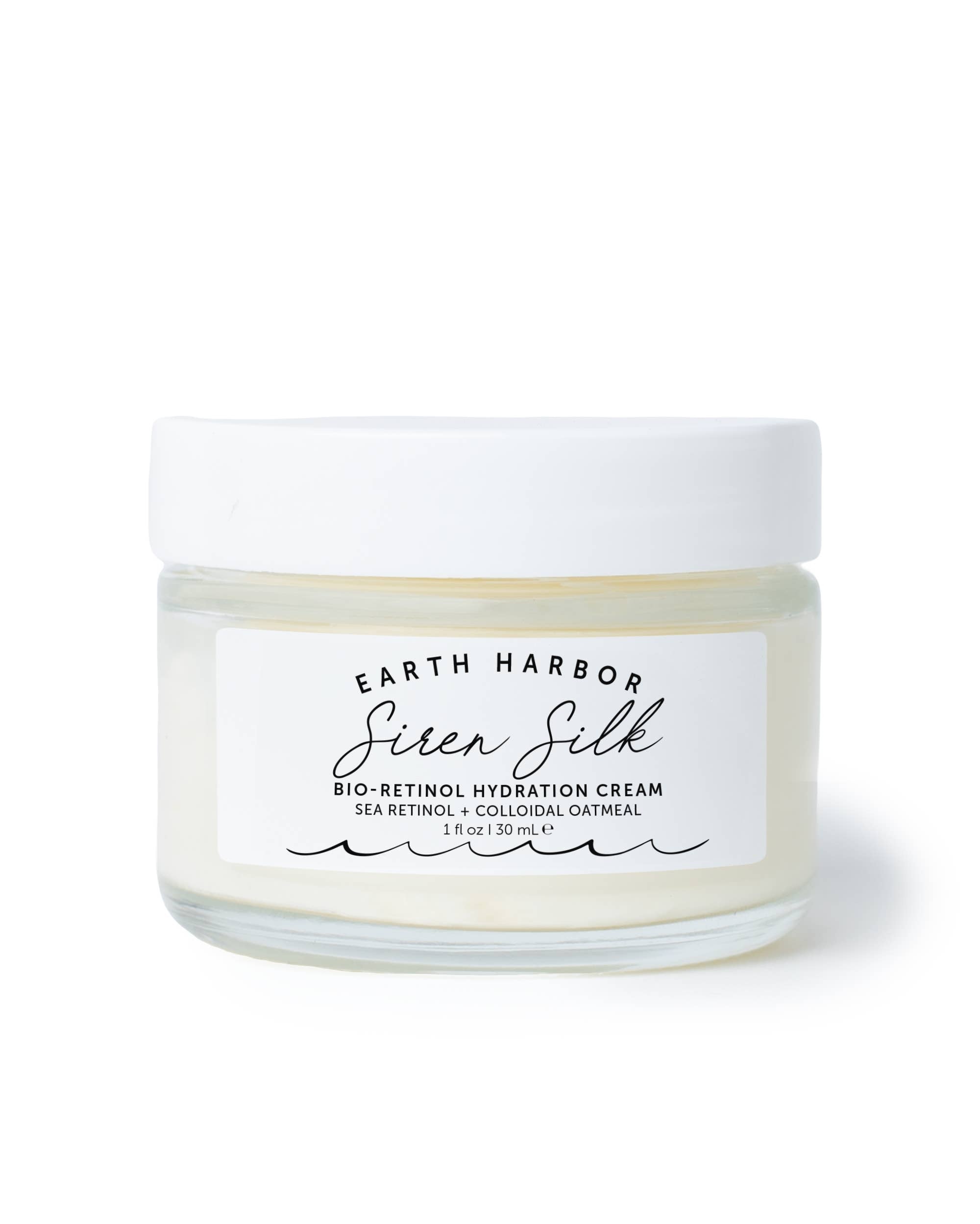 SIREN SILK is a bio-retinol hydration cream that softens fine lines, restores elasticity, and deeply hydrates with sea botanicals. Vegan, clean, & ocean-powered.