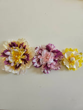 Handmade beaded flower clips for hair, bags, dresses and more. Colorful, fun, and one-of-a-kind—Spring Lemonade Foo Foo Flowers add flair anywhere you wear them!