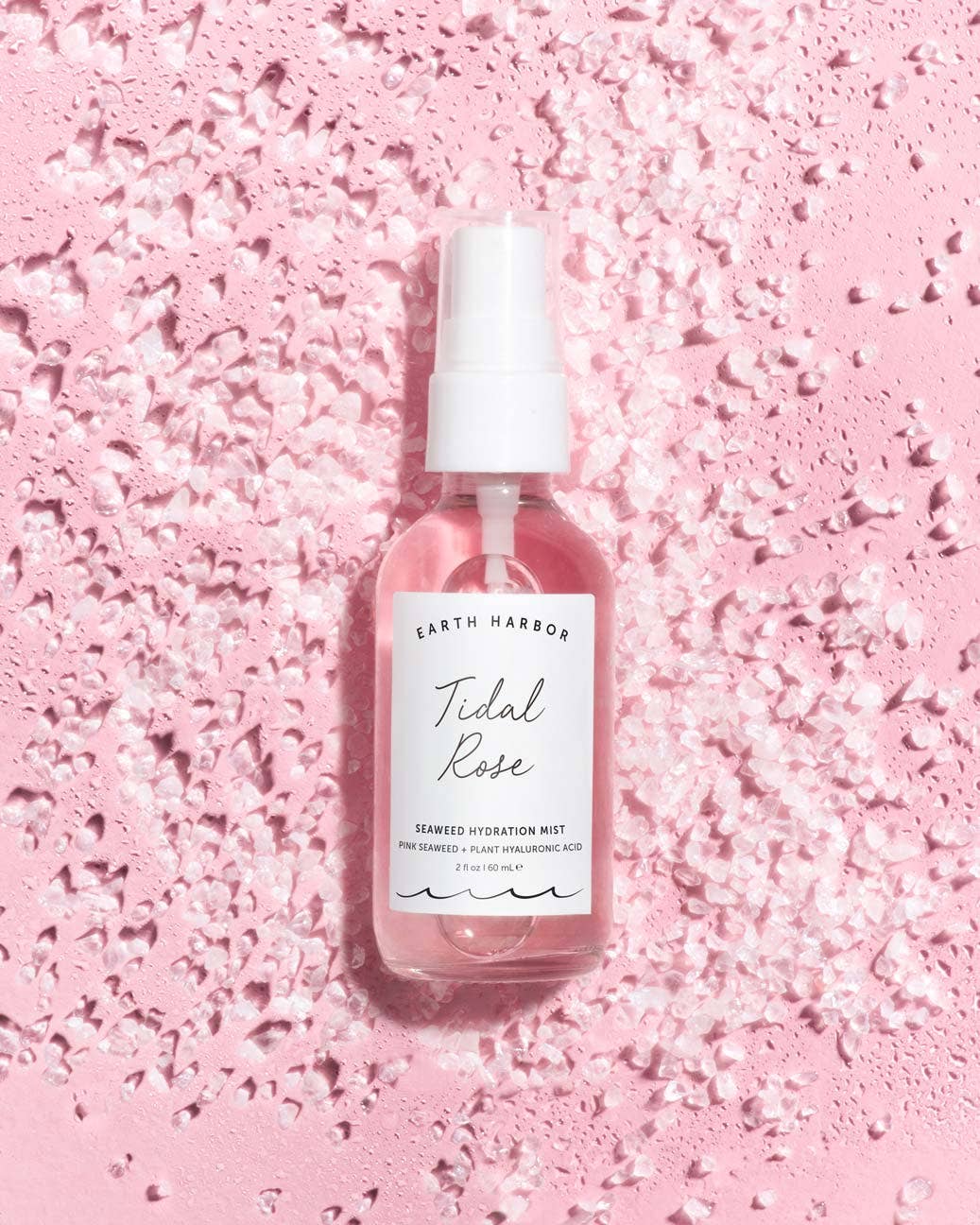 A refreshing seaweed + rose hydration mist that tones, boosts elasticity, and sets makeup. Vegan, pH-balanced, and plant-powered for dewy, glowing skin.