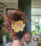 Handmade beaded flower clips and  hair, bags, dresses and more. Colorful, fun, and one-of-a-kind—Foo Foo Flowers add flair anywhere you wear them!