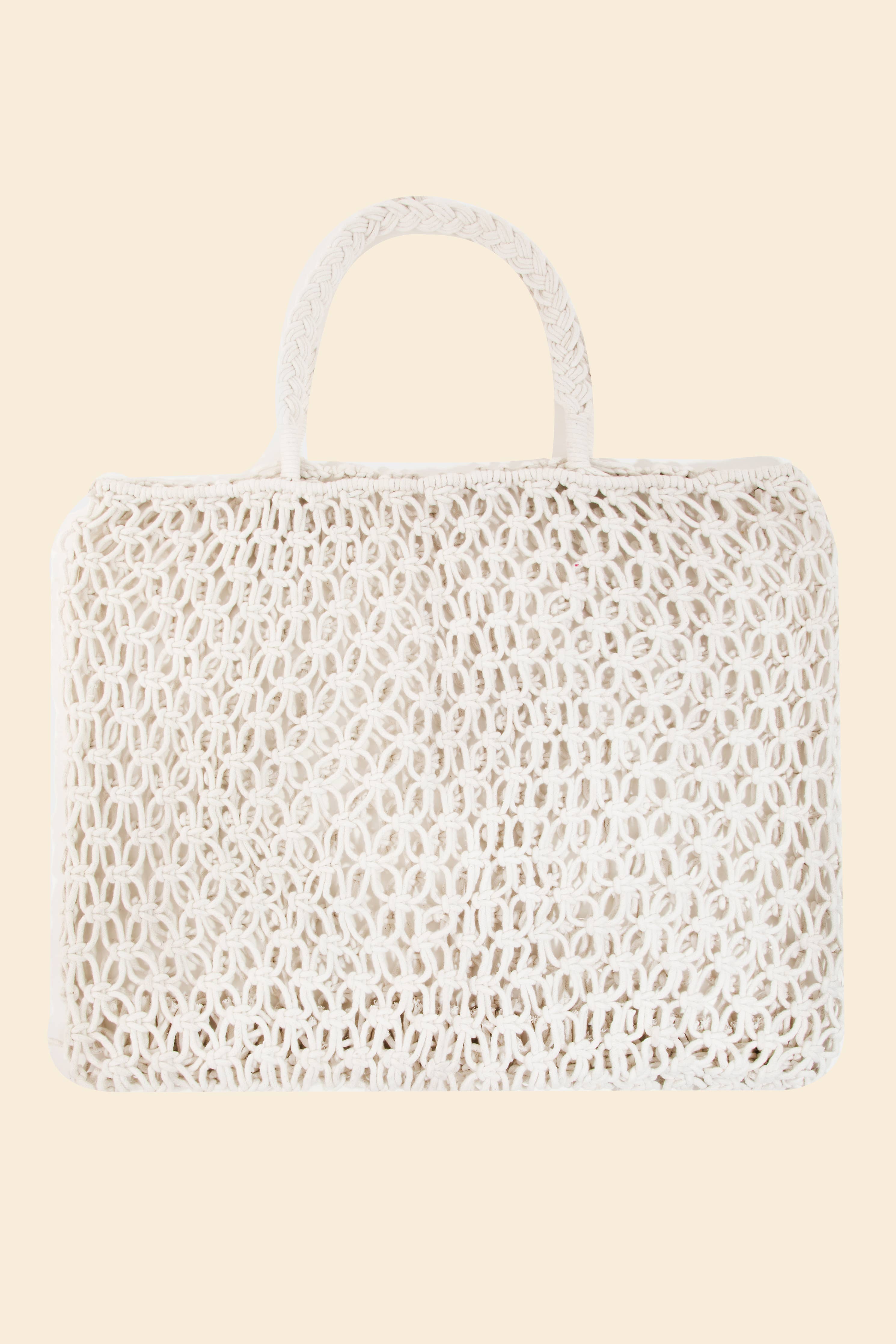 Braided Square Tote Bag