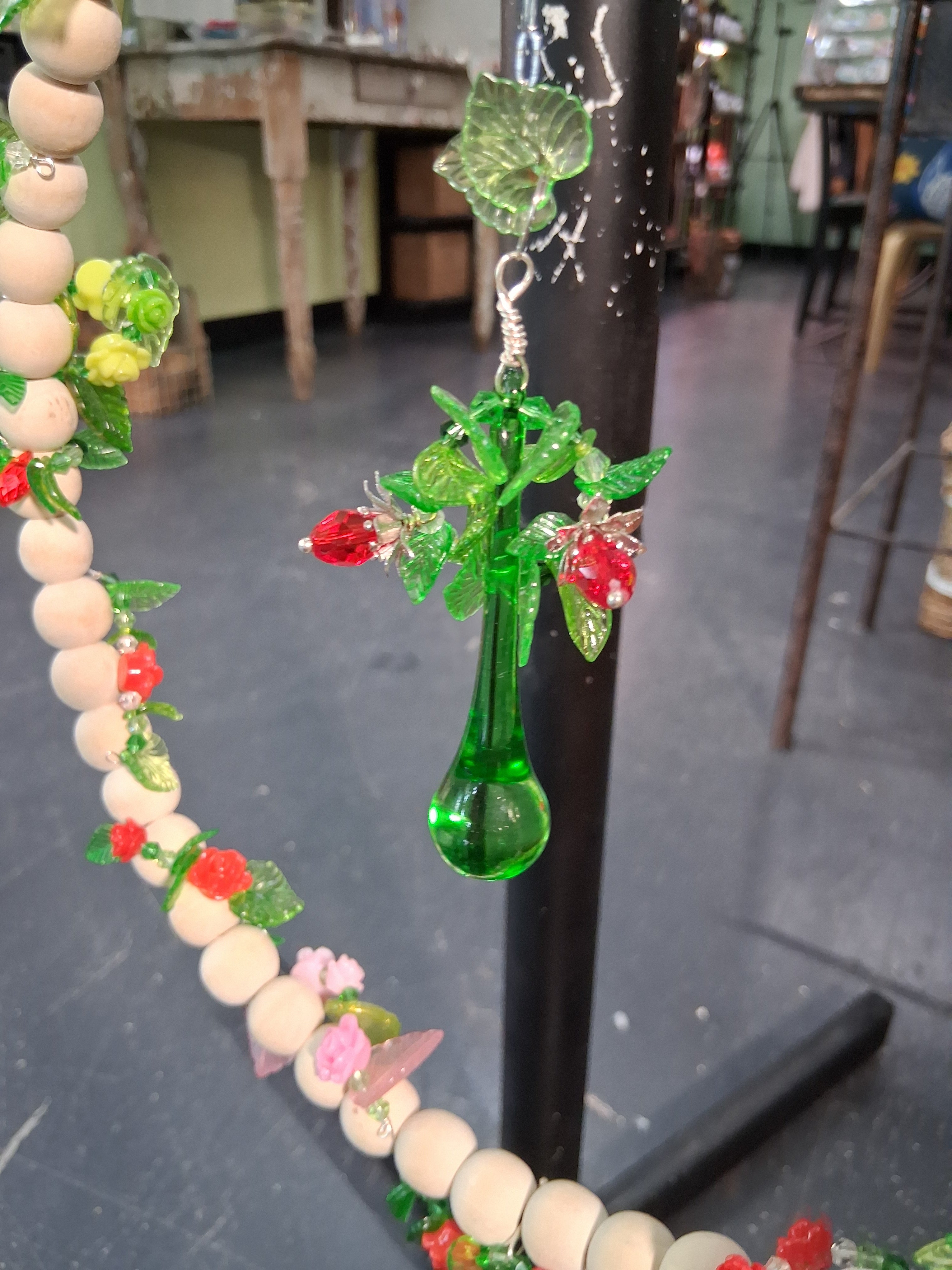 Botanical Beaded Boho Wreath