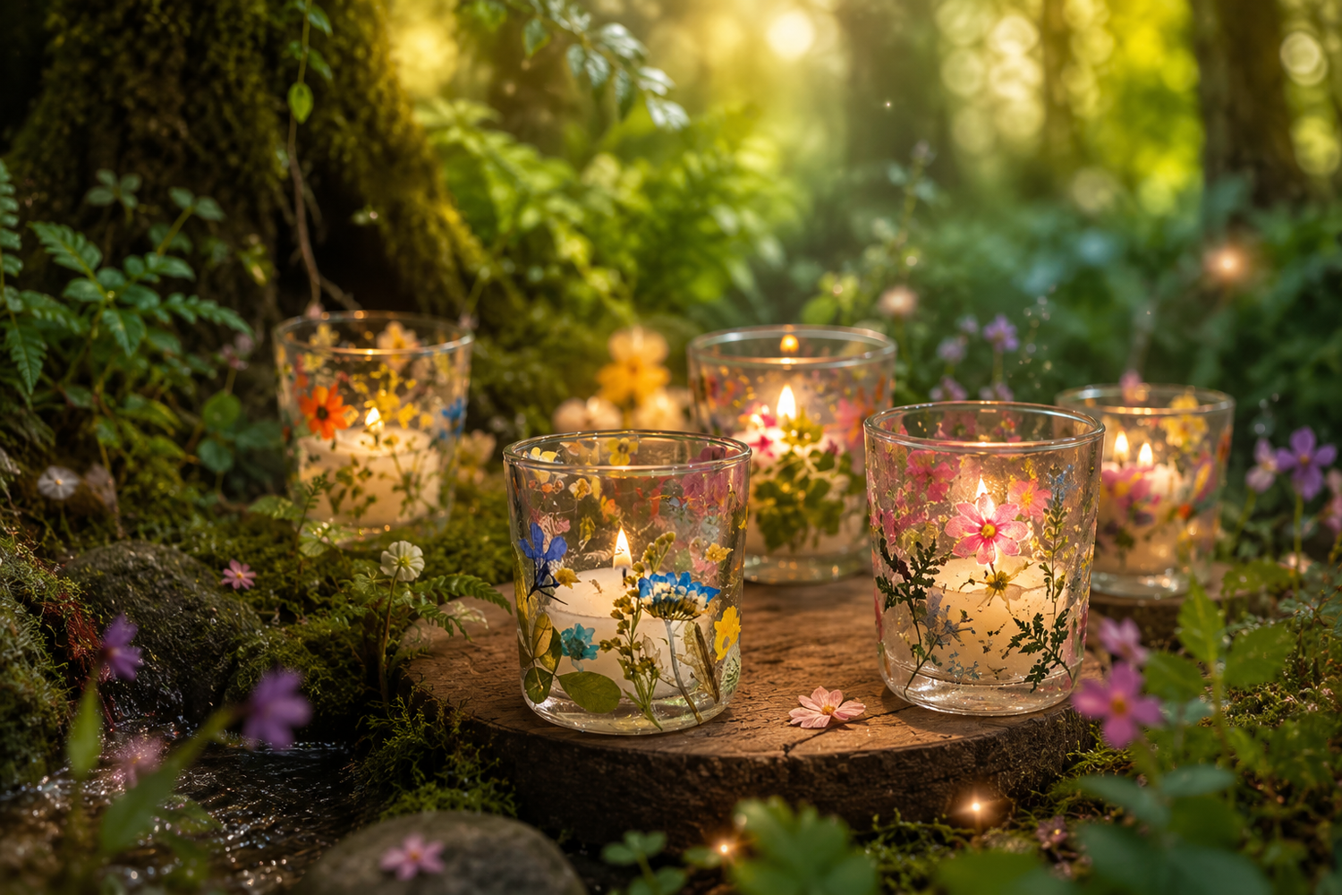 Dried Flower Candles: Aesthetic Ambiance for Every Room