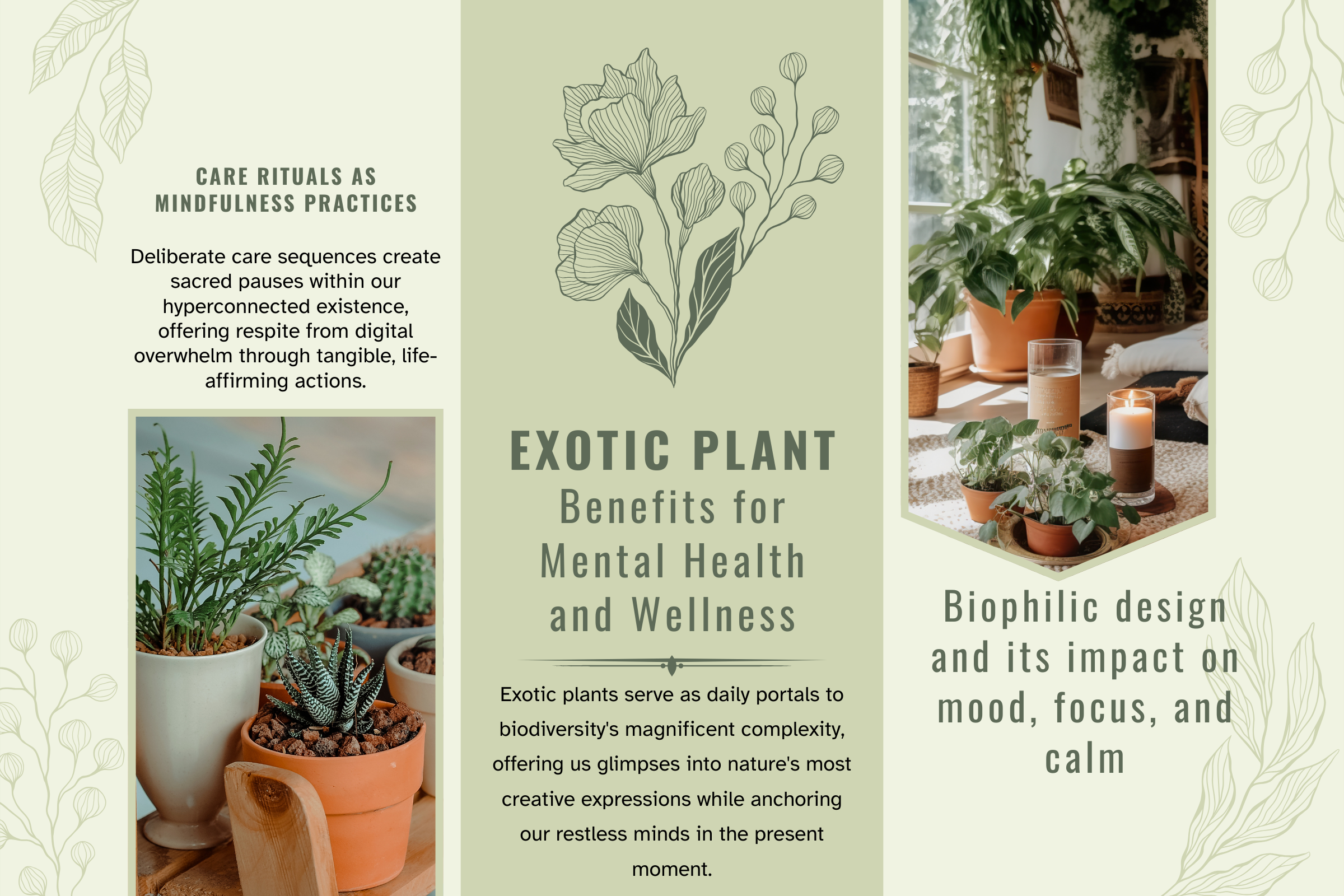 Exotic Plant Benefits for Mental Health and Wellness