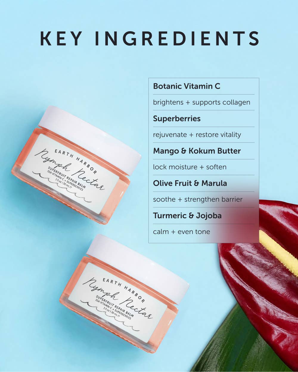 Earth Harbor Naturals - NYMPH NECTAR Superfruit Repair Balm: Sea Vitamin C