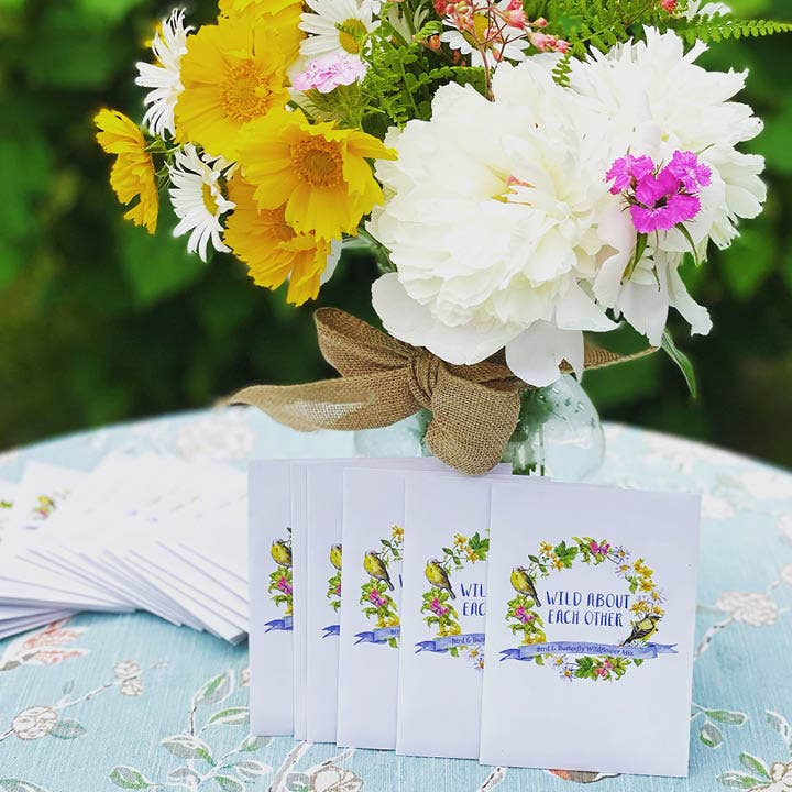 Bentley Seed Co. - Wild About Each Other Bird &amp; Butterfly Flower Seed Favor