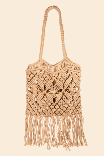 Intricate Woven Boho Handbag