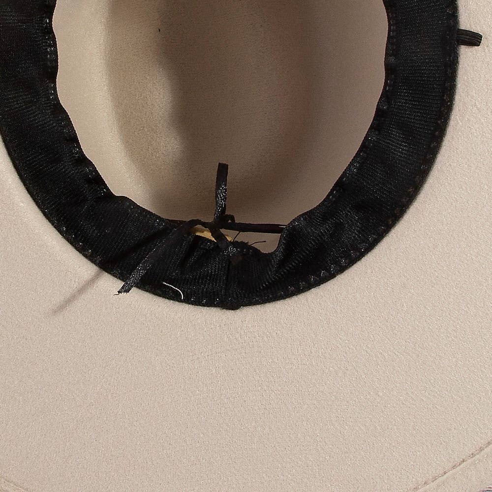 Chain Strap Fedora Fashion Hat