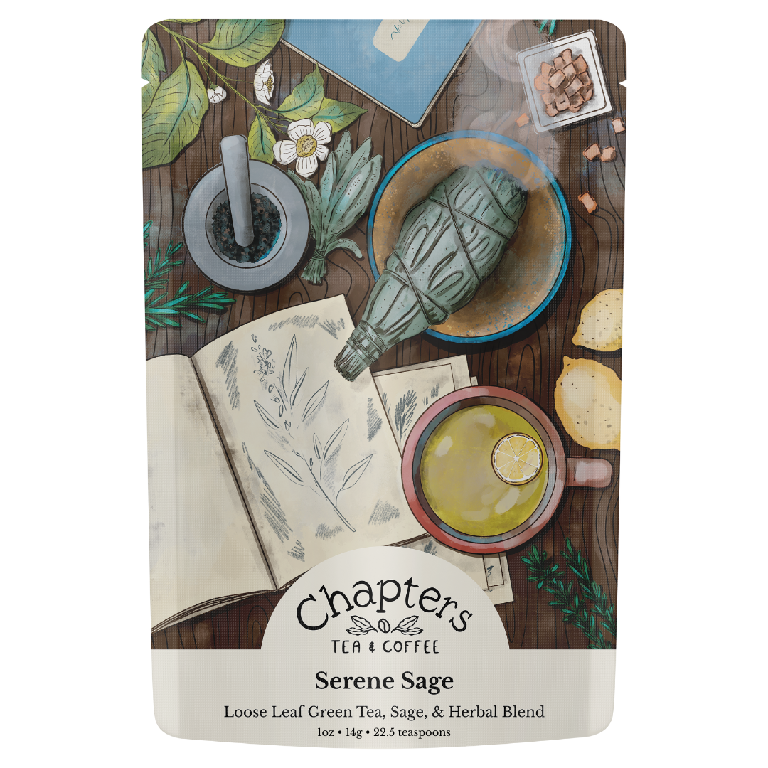Serene Sage: Calming Green Tea, 1oz