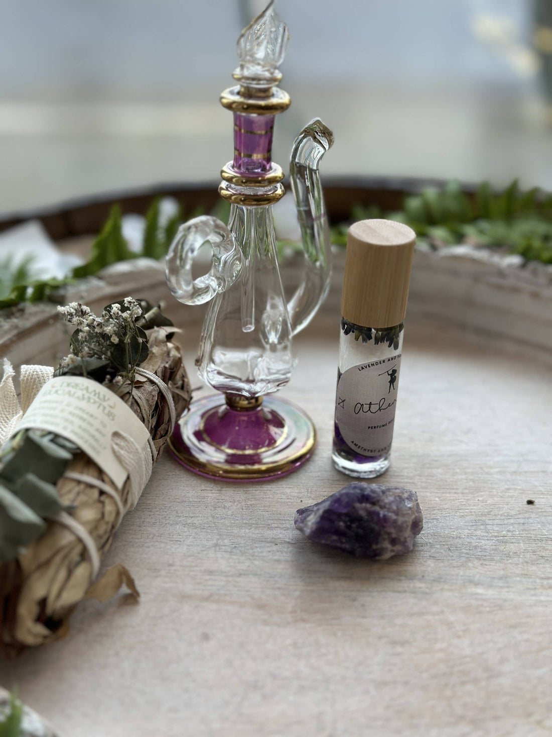 Athena Goddess Perfume Roller Lavendar and Vanilla Scents