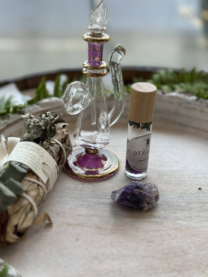 Athena Goddess Perfume Roller Lavendar and Vanilla Scents