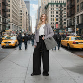 8 Other Reasons Large Classic Gray Faux Suede Carryall Tote Bag is the kind of everyday bag that makes even the simplest outfit feel pulled together. 