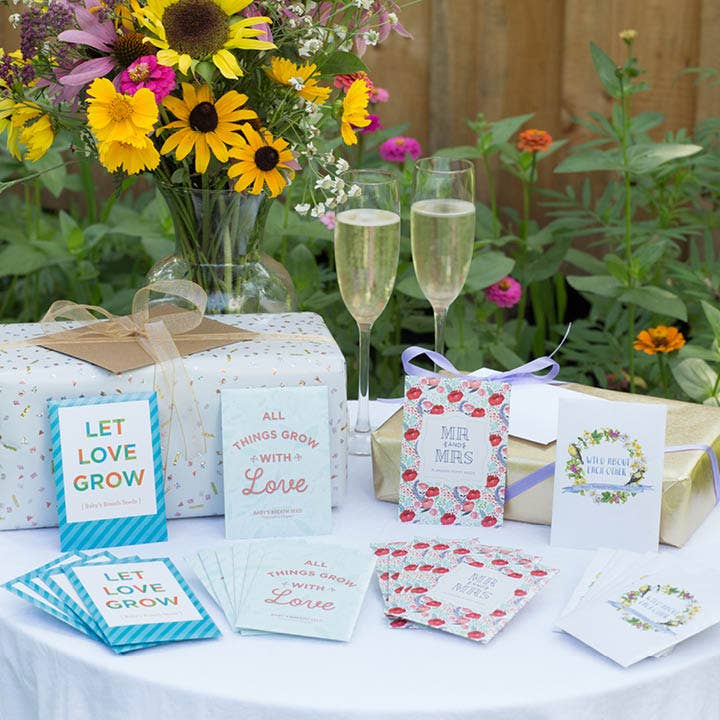Bentley Seed Co. - Wild About Each Other Bird &amp; Butterfly Flower Seed Favor