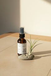 Air plant soak, fertilizer, and mist with aloe, kelp, and neroli hydrosol. Provides clean hydration, supports growth, and keeps Tillandsia healthy and vibrant.