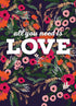 All You Need Is Love bouquet wildflower seed packets. Romantic cut-flower mix with colorful blooms — perfect for weddings, favors, and summer gardens.