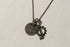 Steampunk pendants with gears, chains, tags, beads, and airship-inspired designs. Handcrafted, unique mixed-media necklaces perfect for cosplay, gifting, and fans of steampunk.