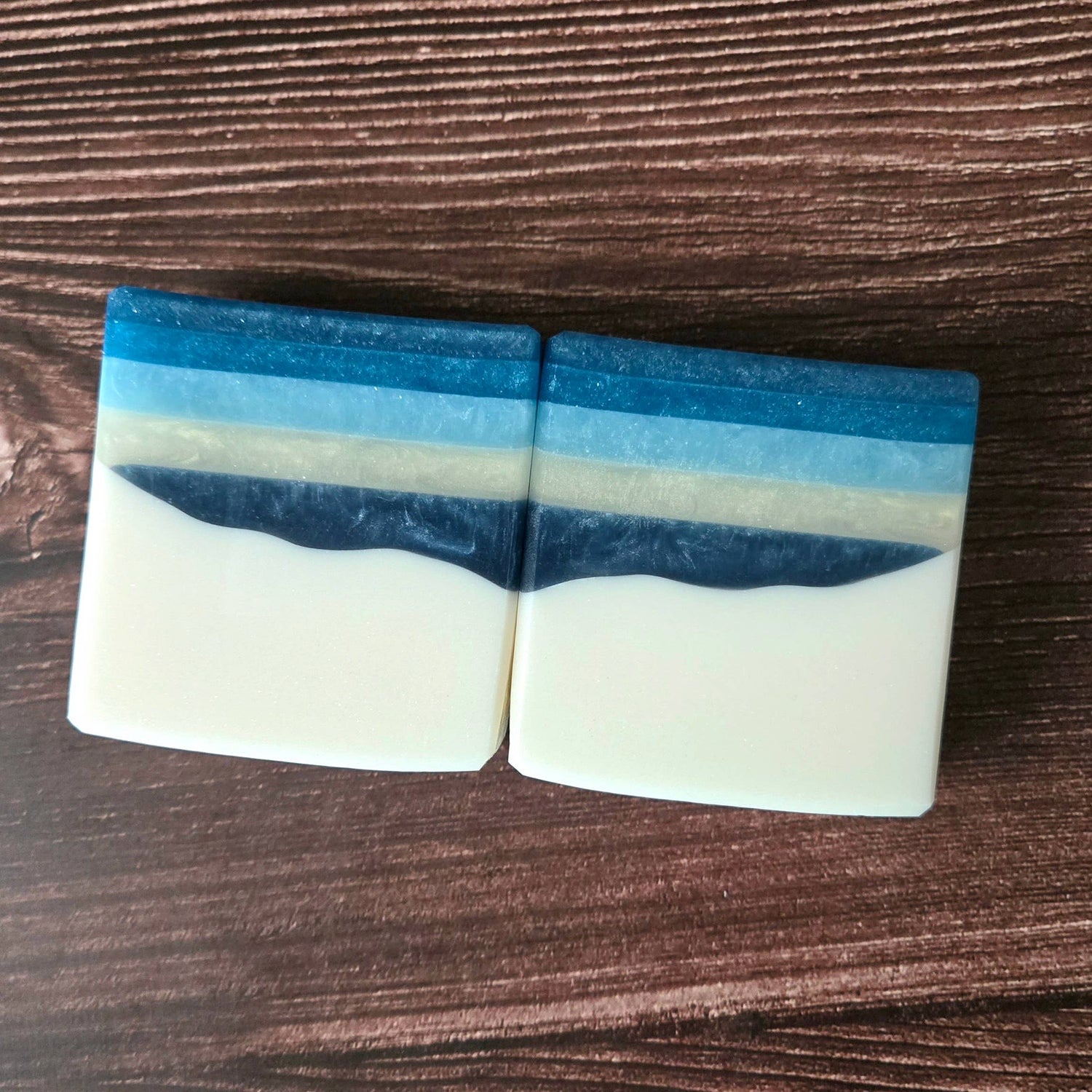 Arctic Shore Soap—handcrafted with shea butter, sea salt, driftwood &amp;amp; fig. Vegan, detergent-free, and inspired by the calm beauty of winter by the sea.