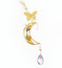 Celestial and delicate, the Golden Moon Floral Suncatcher captures the quiet magic of sunlight and nature in one luminous piece. 