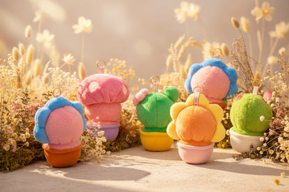 Baby Three Small Flower Plush blind box with pastel, ultra-soft mystery plushies inspired by tiny flower pots—perfect for collecting, gifting, and surprise fun.