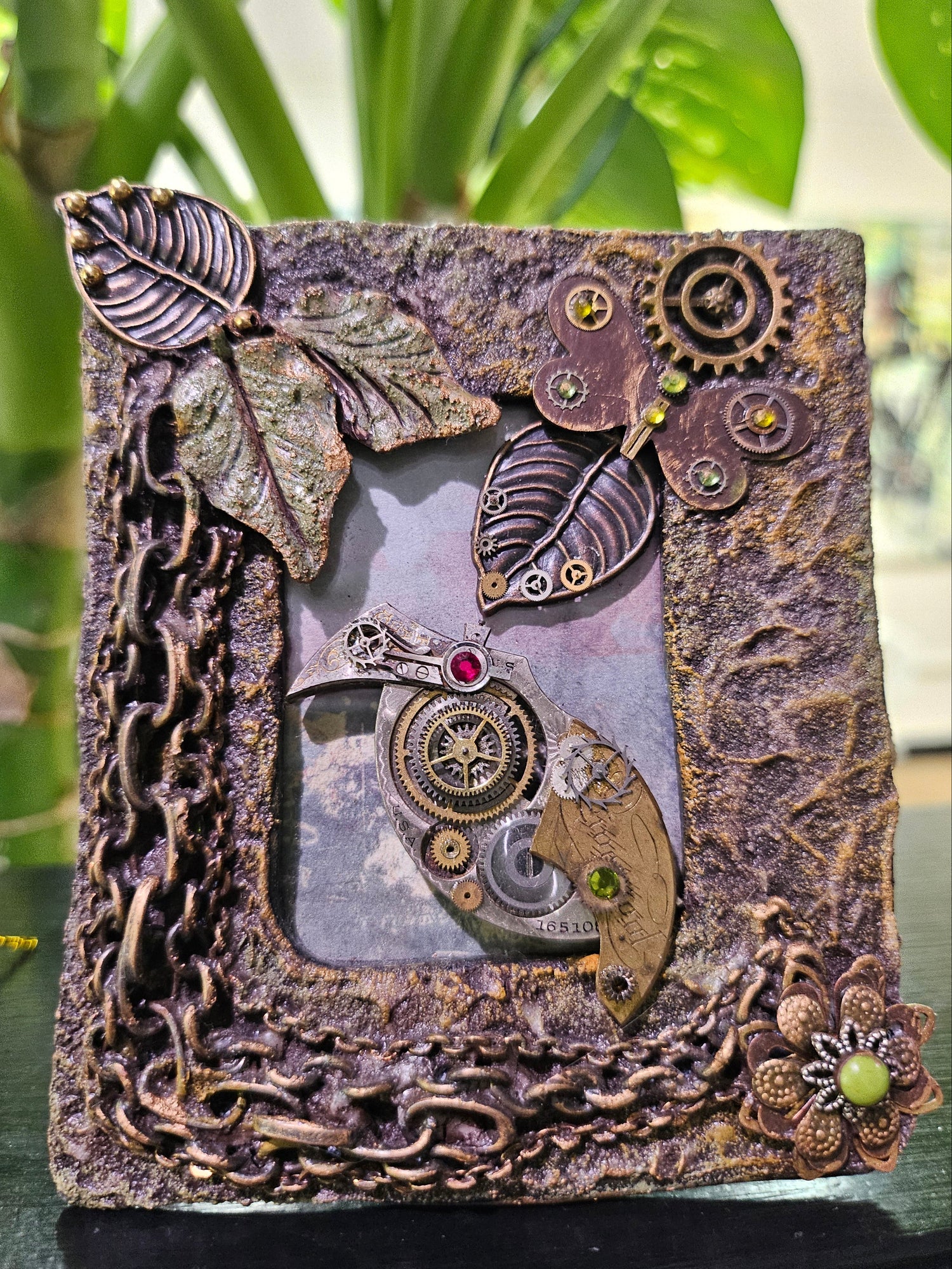 Add industrial charm to your space with Steampunk Frames &amp; Gear Art. Featuring intricate gear designs in bold frames, these unique pieces bring vintage steampunk style to walls or shelves. Perfect for home or office decor, they’re versatile, eye-catching, and a standout addition to any aesthetic.