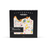 Blanche Terrazzo Soap—juicy watermelon &amp; mango scent with sparkly mica. Vegan, handcrafted, moisturizing, and beautifully packaged for gifting or daily luxury.