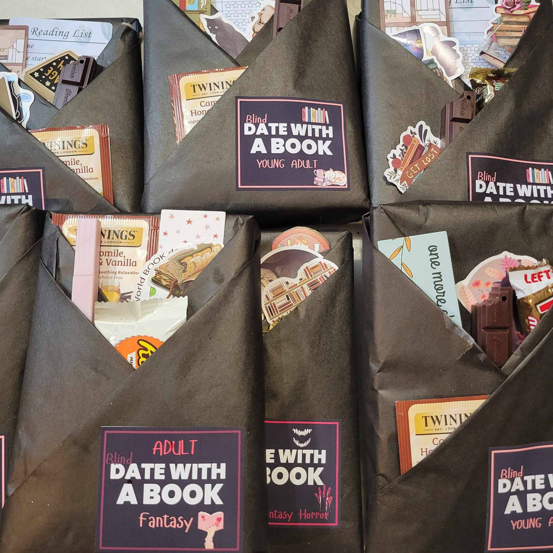 Discover a Blind Date With a Book—new mystery books wrapped with curated trinkets and surprises. Unique genres, handcrafted bundles, and perfect gift-ready magic.