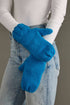 Keep hands cozy with Blue Knit Mittens featuring soft fleece lining and 100% acrylic knit. A classic winter accessory for chilly walks, snowy days, and gifting.