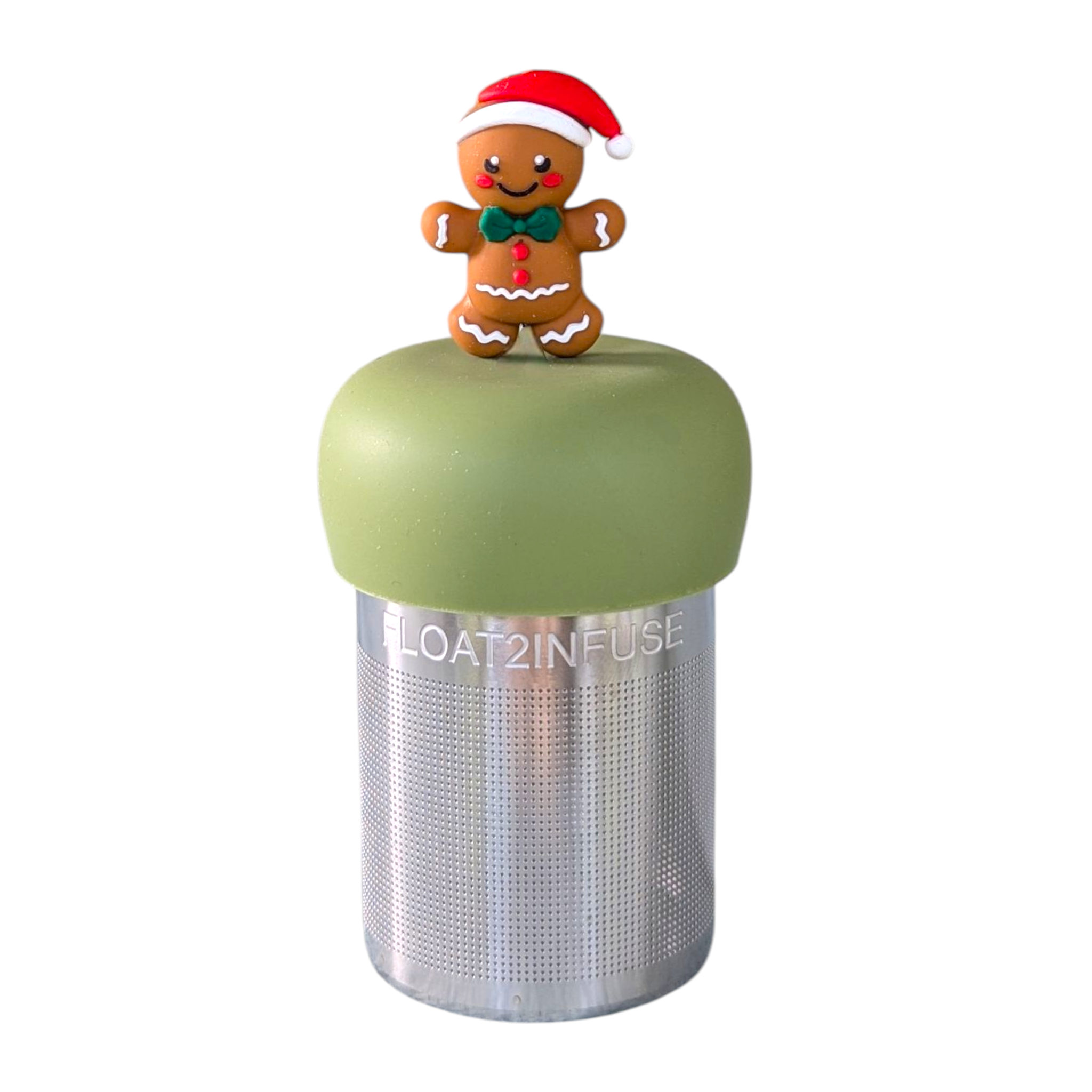 Brew loose-leaf tea with woodland charm using our Gingerbread Man Tea Steeper. Reusable, portable, and dishwasher-safe for cozy hot or iced tea anytime.