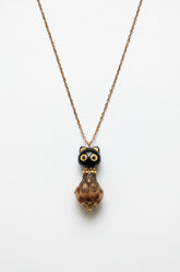 Handmade Cat Bead Necklaces by KStonely. Each one-of-a-kind artisan necklace features whimsical cat beads, unique accents, and vintage-inspired charm.