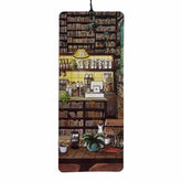 Hand-illustrated "Bookish Café Retreat" bookmark on premium textured paper. Perfect for cozy reading moments with a warm drink and your favorite book