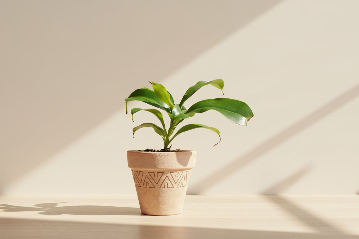 Carnivorous Nepenthes ‘Alata’ is a classic tropical pitcher plant with elegant insect-trapping pitchers, easy care, and lush rainforest appeal.