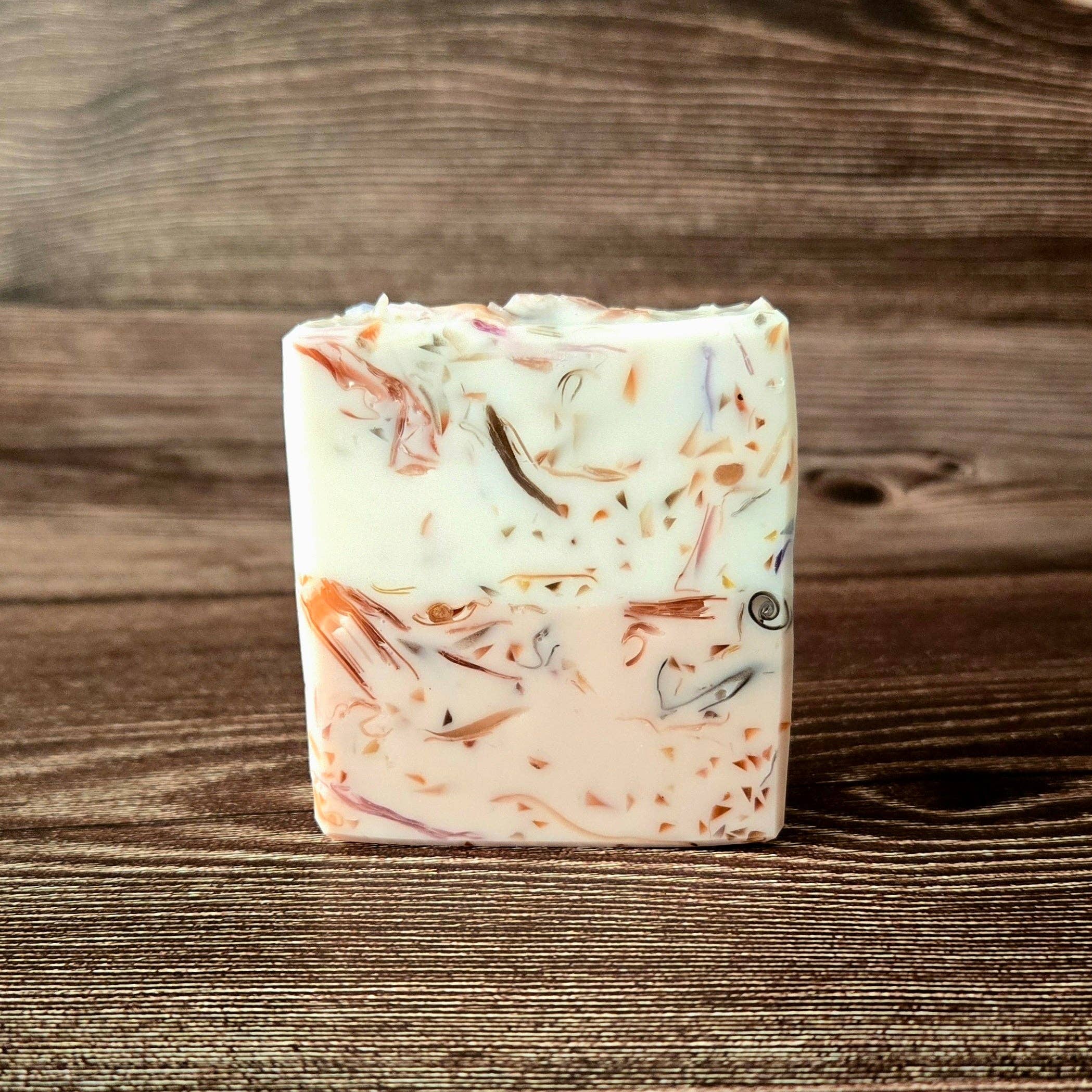 Cashmere Cedar Soap—shea butter, rose clay, sugar, vanilla orchid &amp;amp; cedarwood. Warm, comforting, and moisturizing with 20% more glycerin.